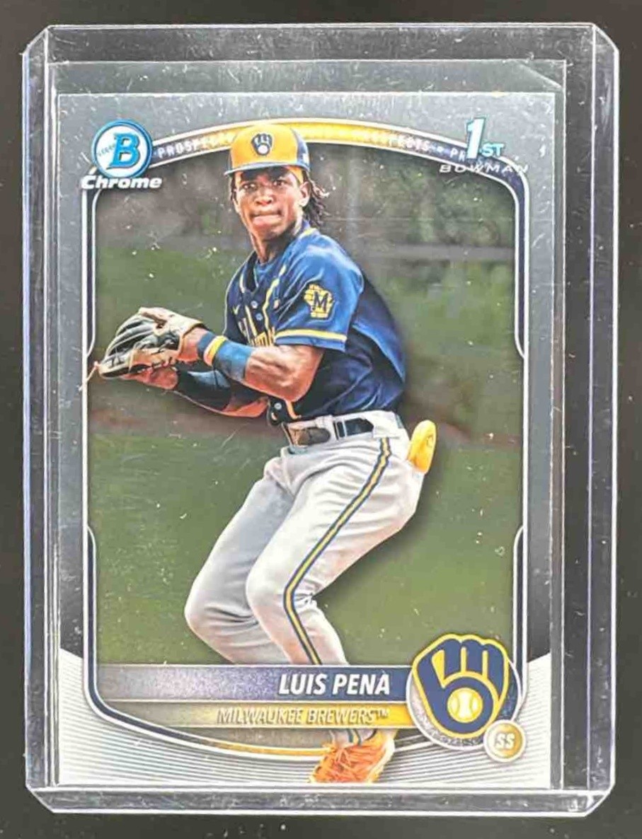 EL.191 Luis Pena 2025 Bowman #BCP-38 Chrome Rookie 1st RC RC