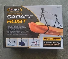 CargoLoc 32522 100 lbs. (45 kg) Heavy Duty Ceiling Mount Garage Hoist (GSHF2)