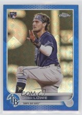 2022 Topps Chrome Logofractor Edition Blue Refractor 71/150 Josh Lowe #94 a2v