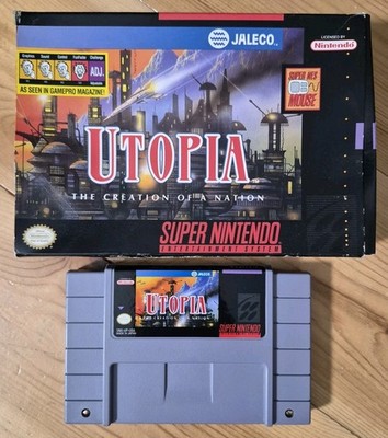 Utopia The Creation of a Nation in OVP - SNES - NTSC - Super Nintendo  