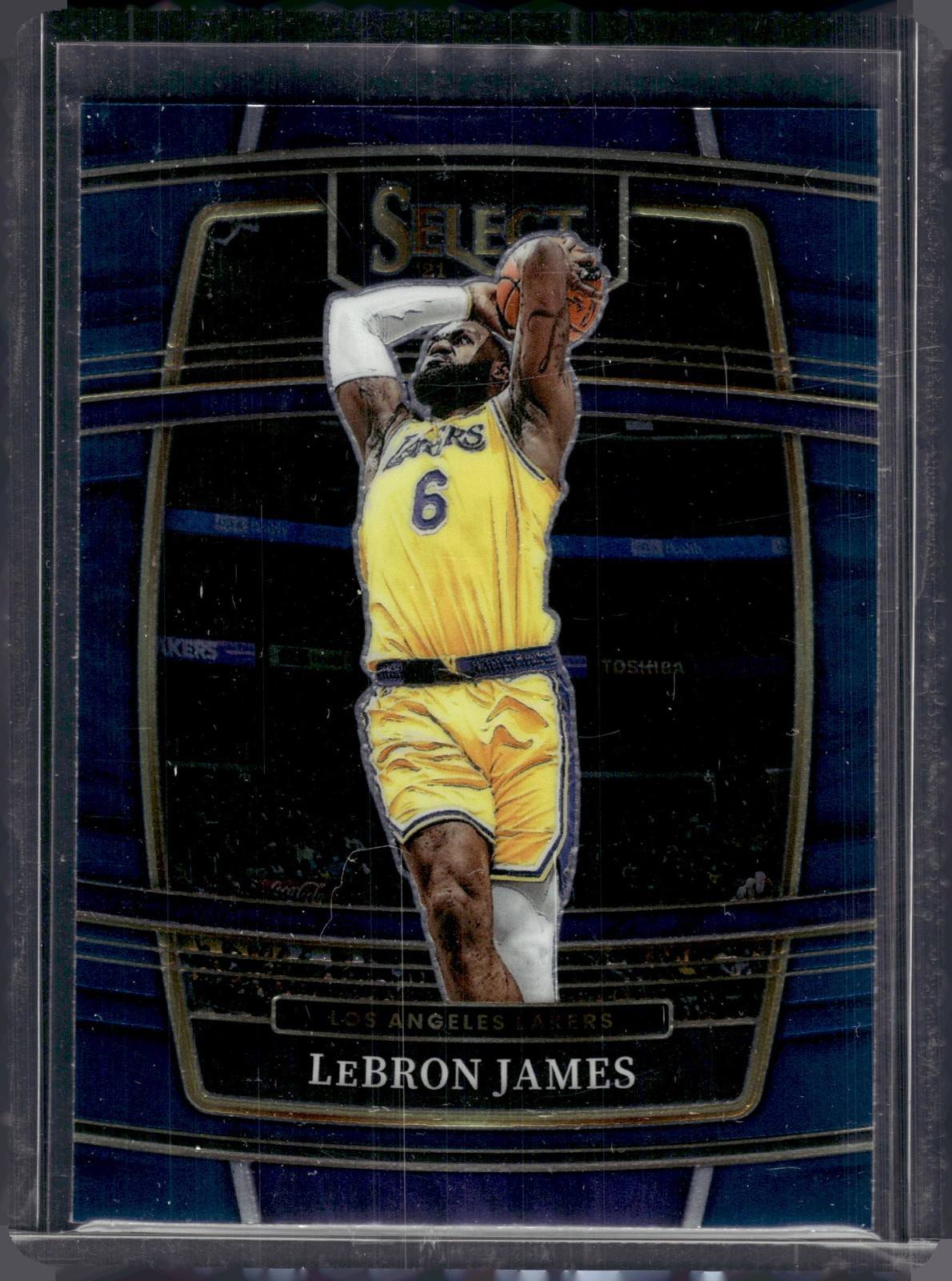 2021-22 Panini Select #100 LeBron James Blue (Retail Base)