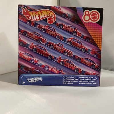 Hot Wheels 2025 Silver Series Mattel 80th Anniversary Box Set 8 Pack SEALED!