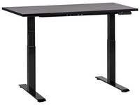 Elektrisch HöHenverstellbarer Schreibtisch Usb Schwarz 120X72 Cm Destines