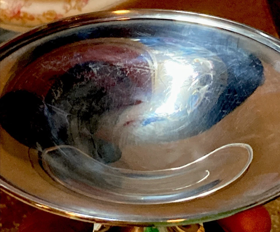 Vtg STIEFF Solid Sterling Silver Compote 155 grams No Weighting No Monogram EXC - Image 3 of 4