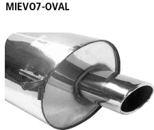 Bastuck Sportauspuffanlage ab Kat Mitsubishi Lancer Evo VII 120x80mm oval