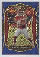 2020 Panini Select Premier Level Blue Prizm /149 Patrick Mahomes II #130