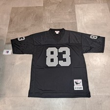 NWT Mitchell & Ness Oakland Raiders #83 Ted Hendricks Men's Black Jersey Size 52