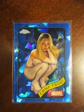 2025 Topps Marvel Sapphire Chrome EMMA FROST Blue Base Card 147