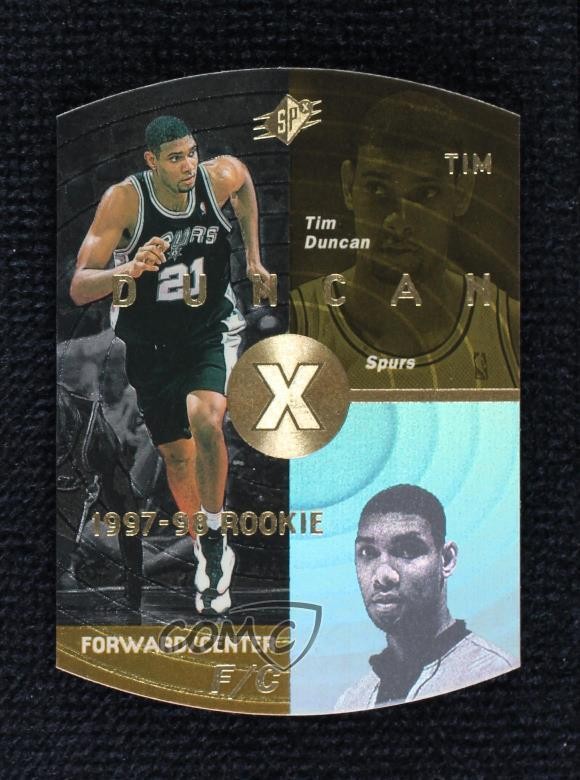 1997-98 SPx Gold Tim Duncan #37 Rookie RC HOF 1q7