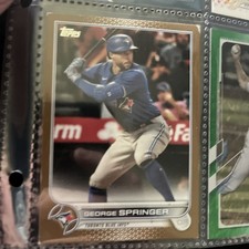 2022 George Springer, Gold Edition Numbered 1218/2022