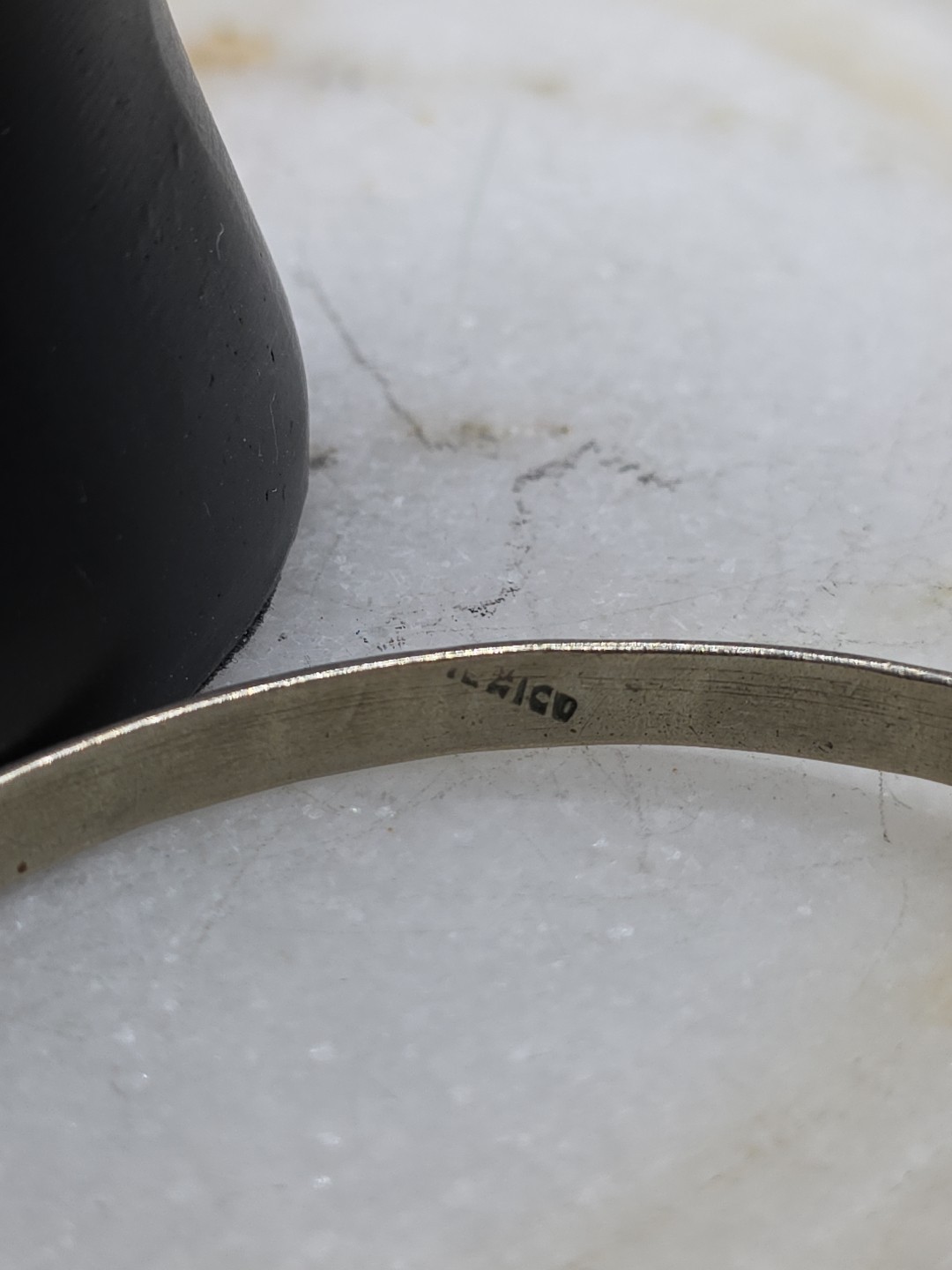 Sterling Silver Mexico Scroll Work Decorated Brac… - image 3