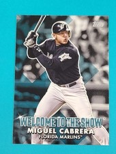 2022 Topps Welcome to the Show #WTTS-28 Miguel Cabrera BASEBALL Card Q9
