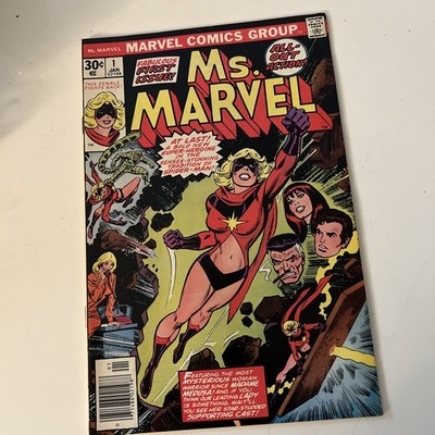 Marvel Comics Ms. Marvel #1 (1977) Bronze Age 1st Issue Spider-man Scorpion
