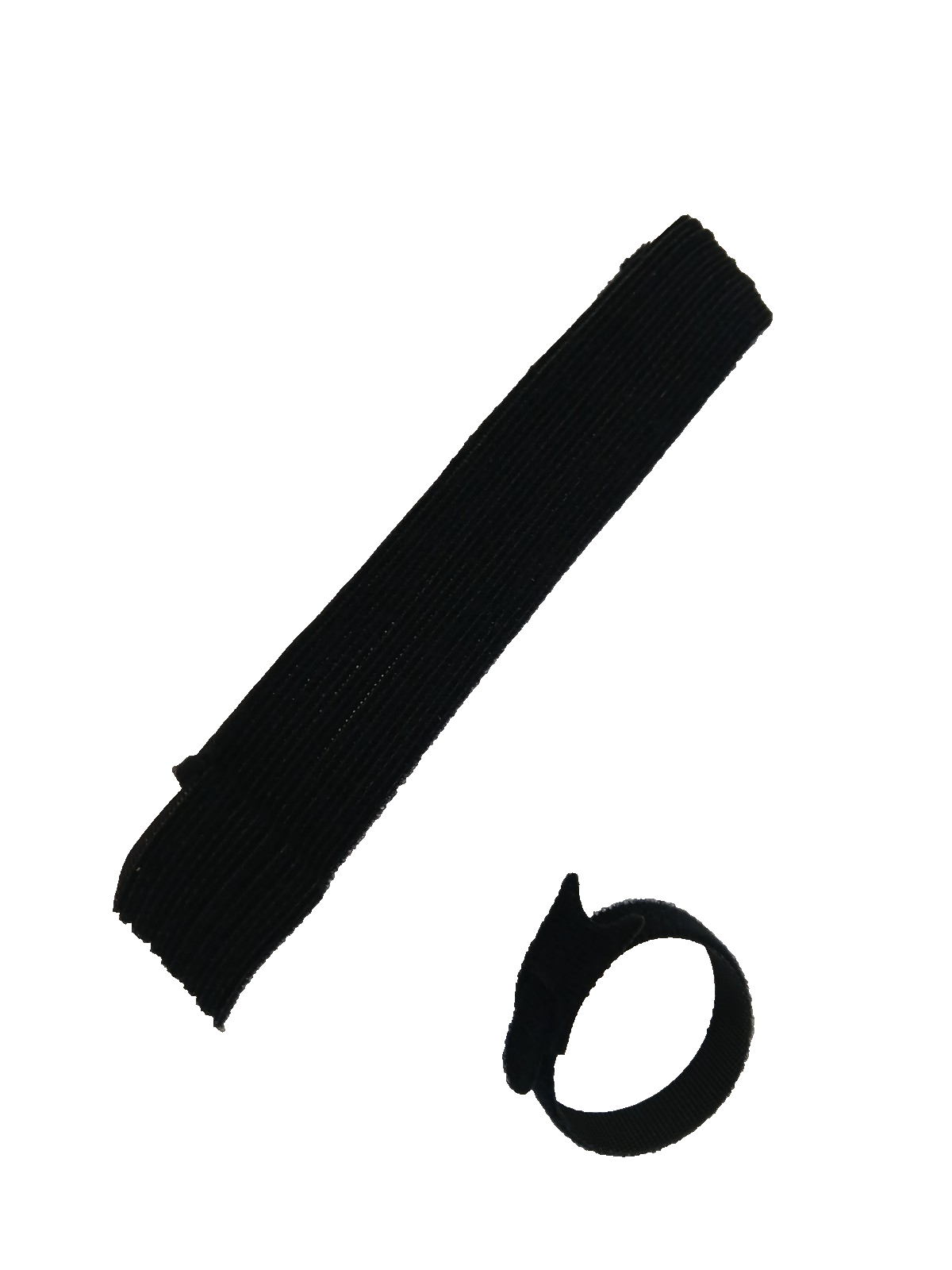 Hook-and-loop Cable Tie 20 pieces Black 15cm x 10mm
