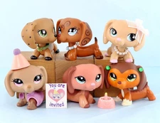 Pet Shop LPS Dachshund Lot 081 640 909 932 2046 675 Toy Figure Christmas Gift