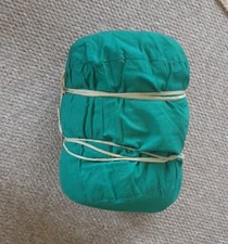 Vintage Sleeping Bag Unused 1962 Mchester Made Kapok Filling Brass Zip Tapered