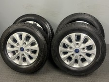16" COMMERCIAL FORD TRANSIT CUSTOM LIMITED ALLOYS WHEELS COMMERCIAL TYRES x 4