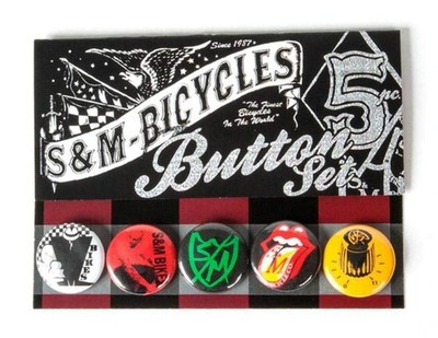 S&M Bikes BMX Button Badge Pack