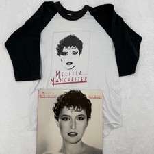 VTG 80s Melissa Manchester Shirt & Vinyl Record - Hey Ricky - Sz Lg USA Made