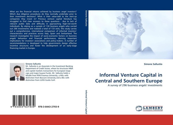 Informal Venture Capital In Central And Southern Europe Simone Sallustio-image
