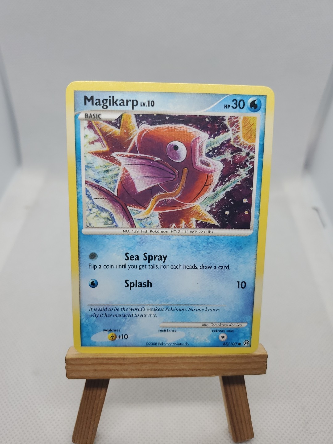 Magikarp 65/100 Pokemon Diamond and Pearl Stormfront Trading Card