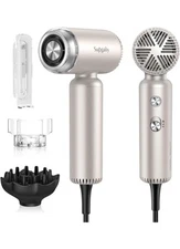 Hair Dryer - Mini HairDryer, Ionic High-Speed Motor for Fast Drying, Portable...