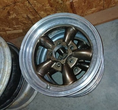 Pair American Racing Torq Thrust II 14x6 Wheels Ford Dodge Pattern