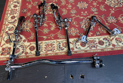 4 pcs. Gibraltar drum rack parts