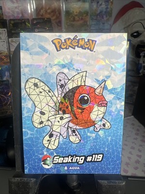 Seaking #119 - Cracked Ice Holo - Crystal Collection 2024 - Pokemon Card
