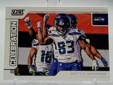 2020 SCORE TYLER LOCKETT CELEBRATION FOOTBALL CARD SEAHAWKS NFL CE-5 panini 