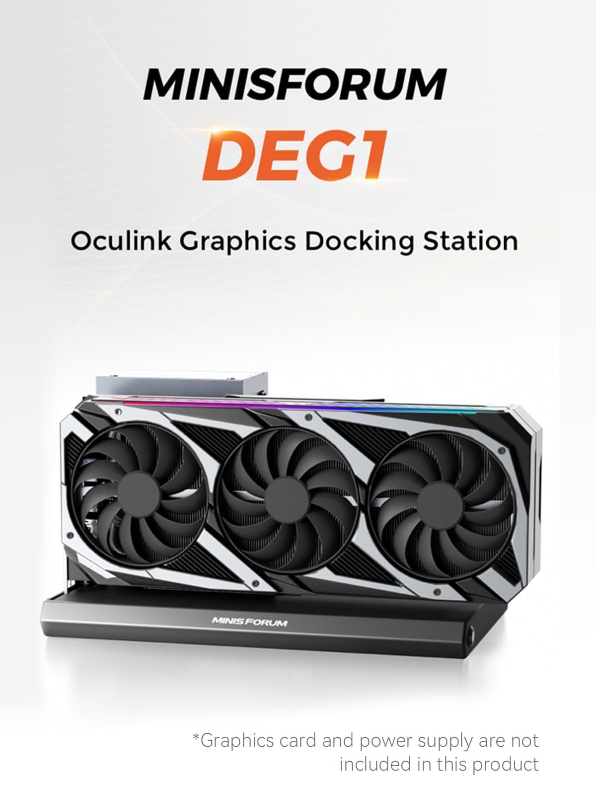 DEG1 eGPU Dock, External GPU Docking Station for RTX 4090, AMD RX 7900 XTX, e...