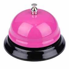I-MART Desk Bell Service for Office Hotel Classroom School Dinner Pink