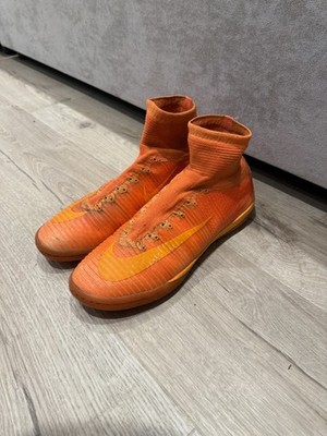 Nike MercurialX Proximo II IC 831976-888 Orange Stiefel Stollen Herren Größe 10 