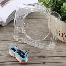 For Fujifilm Instax Mini 70 Crystal Shell Case With Strap