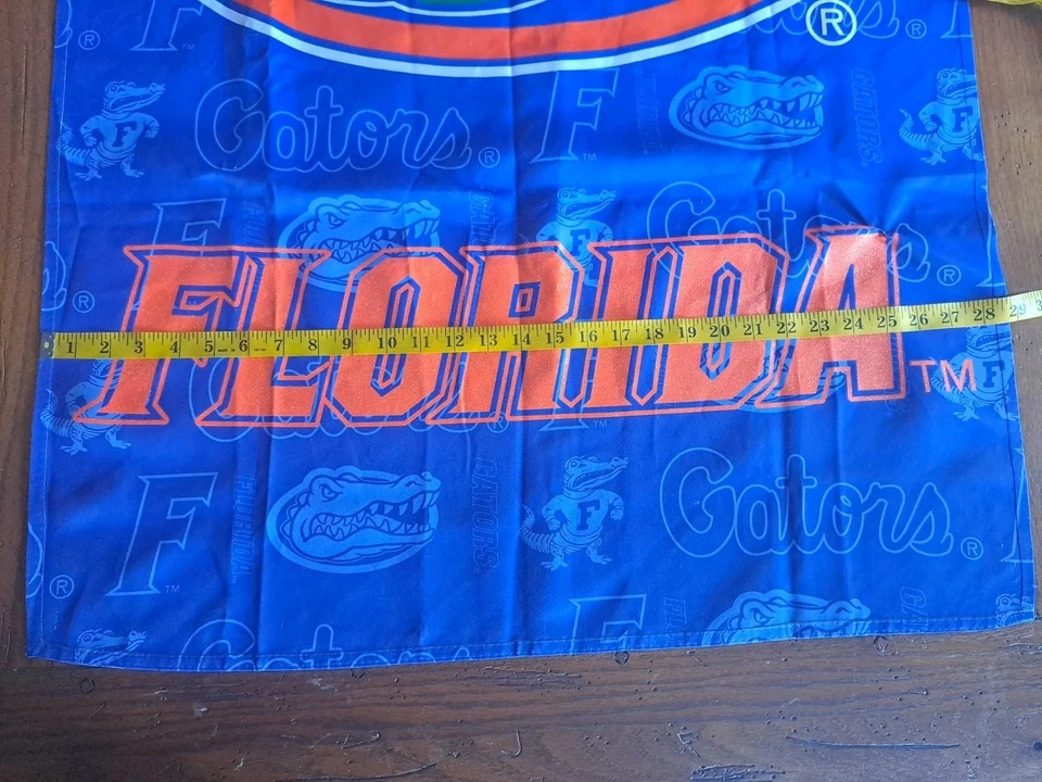 Raro-Florida Gators-Bandera de dos lados NCAA bandera patio casa letrero-aprox 28" x 40" Foto 3 de 4