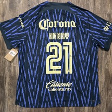 2023 Nike Club America Away Soccer Jersey Player Version Men XXL Mexico Liga MX