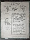 Rare June 1943 Electric Co-op News Wellington Kansas WWII REA Kitchen Fat Propag — photo 1