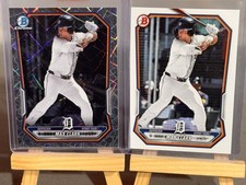 2026 Bowman Chrome Max Clark Mojo Lazer Refractor & Base RC’s  BCP-2 MINT 🔥🔥