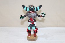 Vintage Hopi Pueblo 7.25" Kachina Doll "Broad Face" Signed C. King