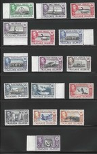 Îles Malouines, 1938-1946, Scott #84-96 série complète, comme neuve, légèrement articulée