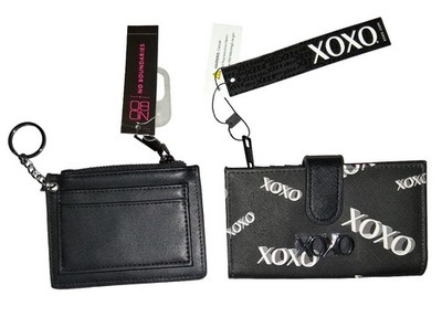 Womens Wallet 2pc Lot- Black