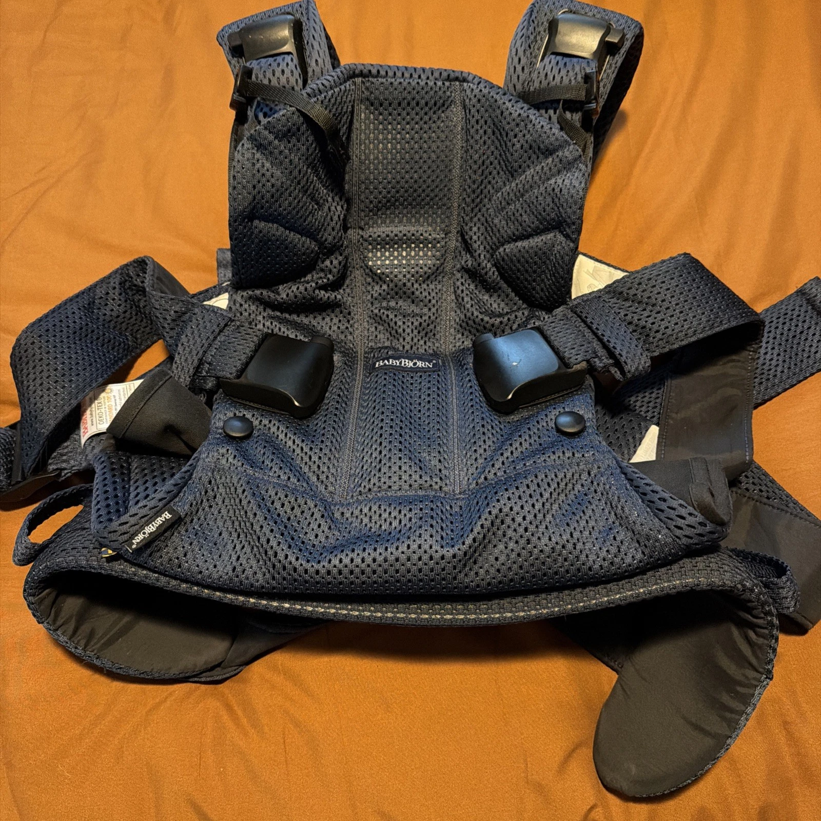 BabyBjörn One Air Mesh Baby Carrier Dark Blue Size Adjustable