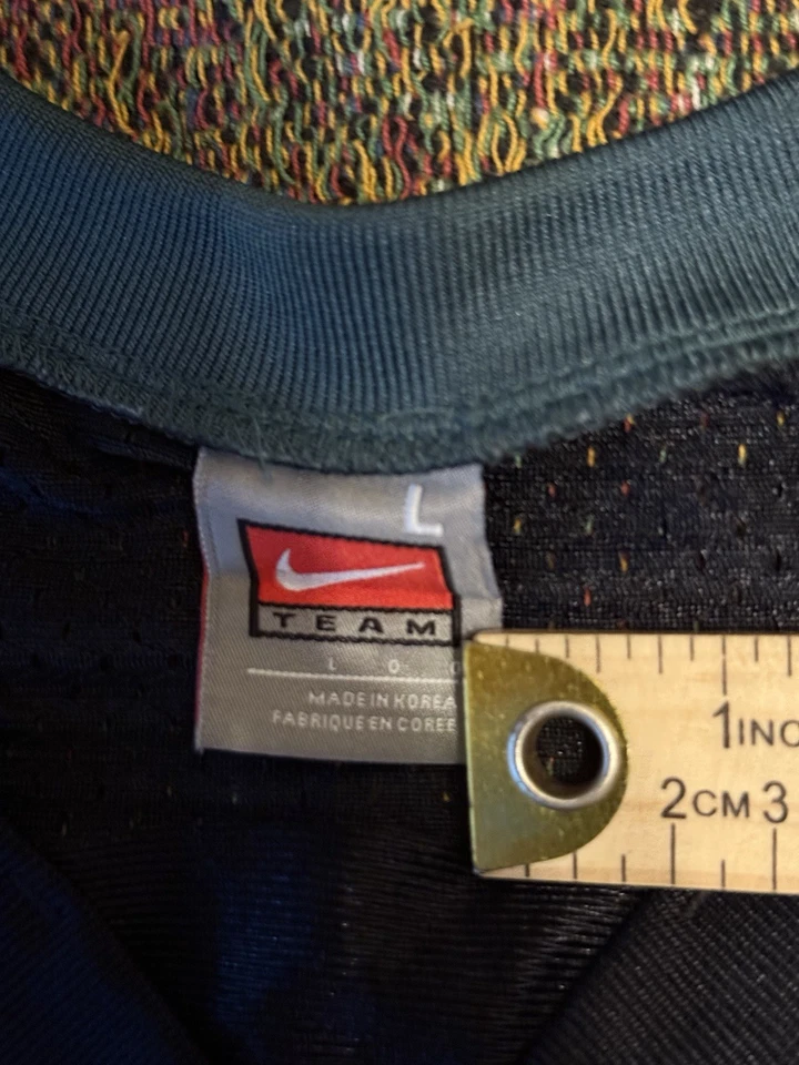Camiseta de fútbol vintage Nike Team Oregon Ducks negra verde para hombre talla L #2 Foto 3 de 4