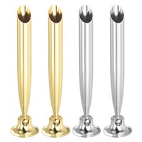 4Er-Set Stifthalter FüR Schreibtisch, Gold/Silber