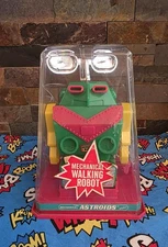 VTG  1969 Astroid Mechanical Walking Robot W/Box Tarheel, Made in Japan Wind Up 