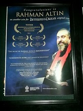 Rahman Altin Butterfly's Dream Rare Original Promo Poster Ad Framed!