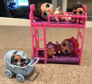 lol surprise bunk beds