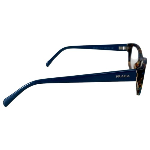 Prada VPR 180 NAG-101 Blau Schildpatt Brille Brillengestell - Braucht Gläser - Bild 2 von 6