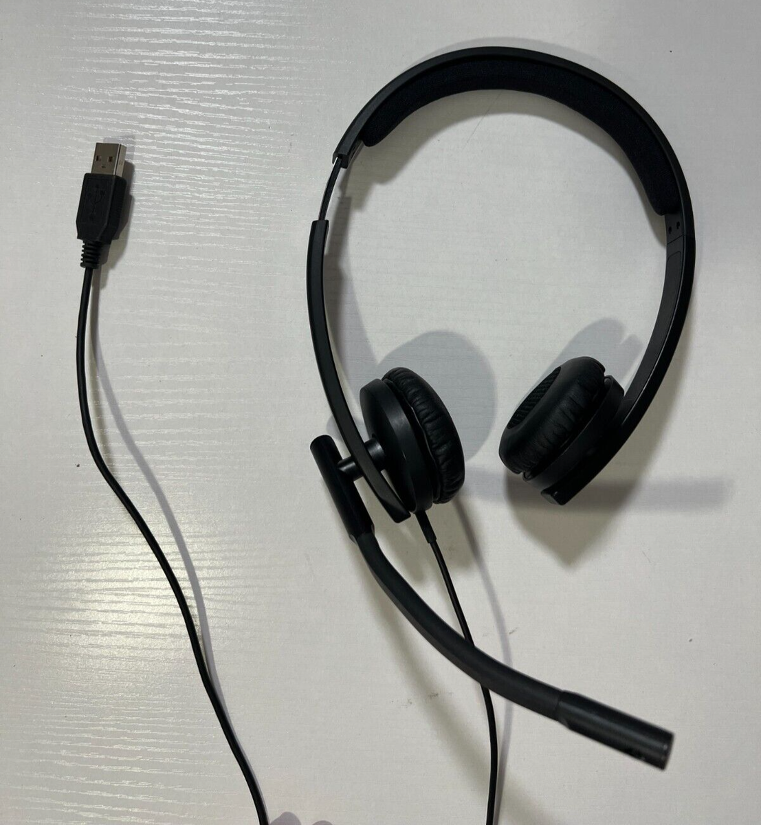 【中古】 Logitech ロジテック USBデスクトップnoise-cancelingマイク Logitech - A-00064 - Stereo Headset With Noise Canceling Mic | eBay