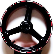 CUSTOM 2 TONE GP RIM STRIPES WHEEL DECALS TAPE STICKERS SUZUKI GSXR 600 750 1000